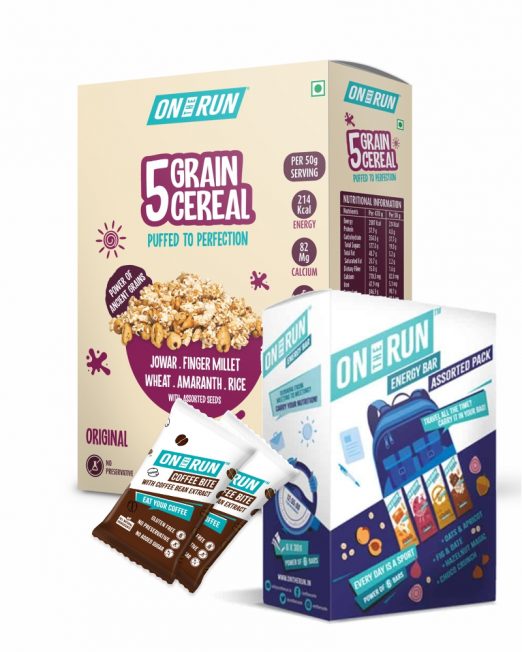 5 Grain Cereal + Energy Bars + Coffee Bite